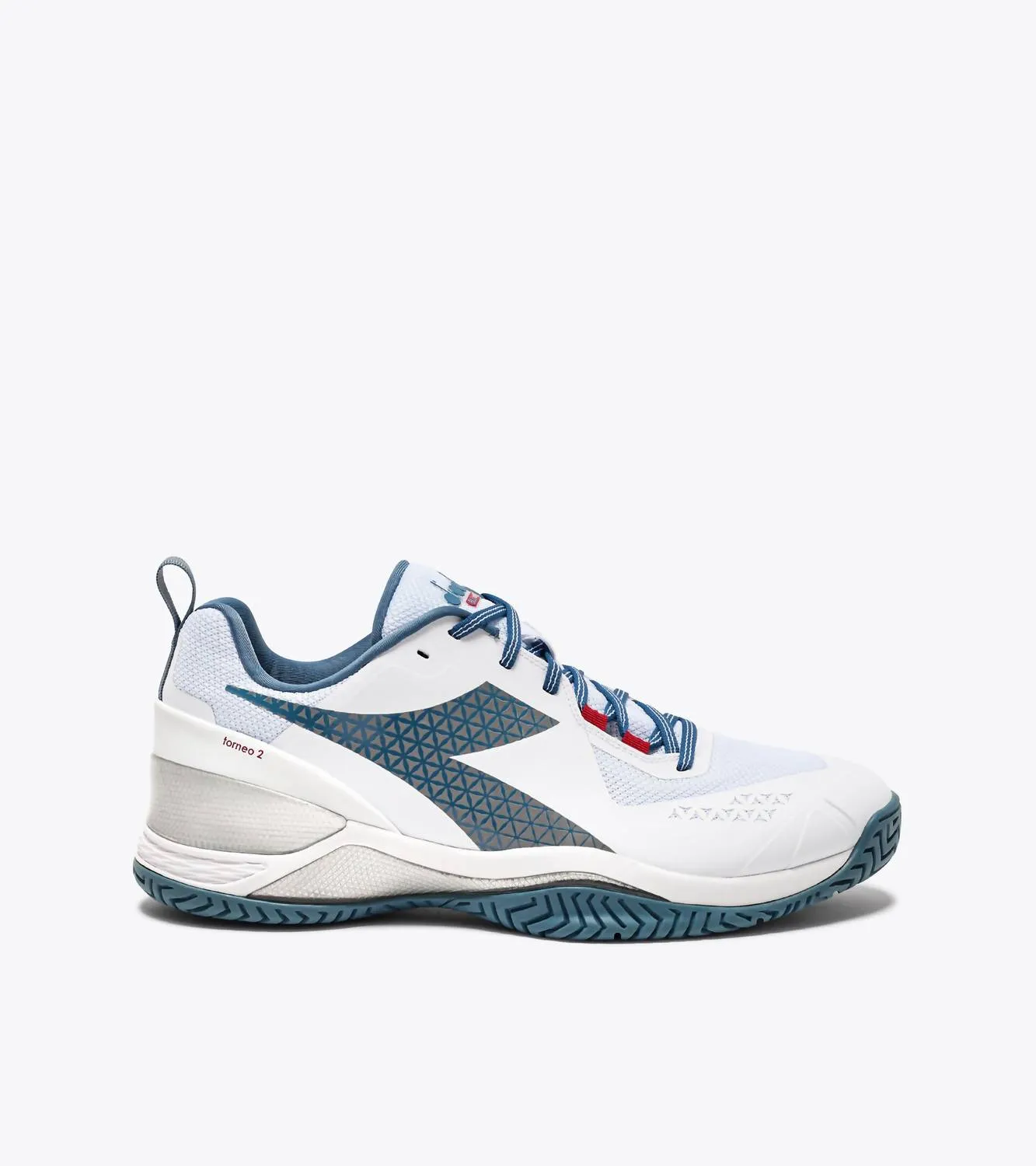 Men's Blushield Torneo 2 In White/ocean Blue/salsa