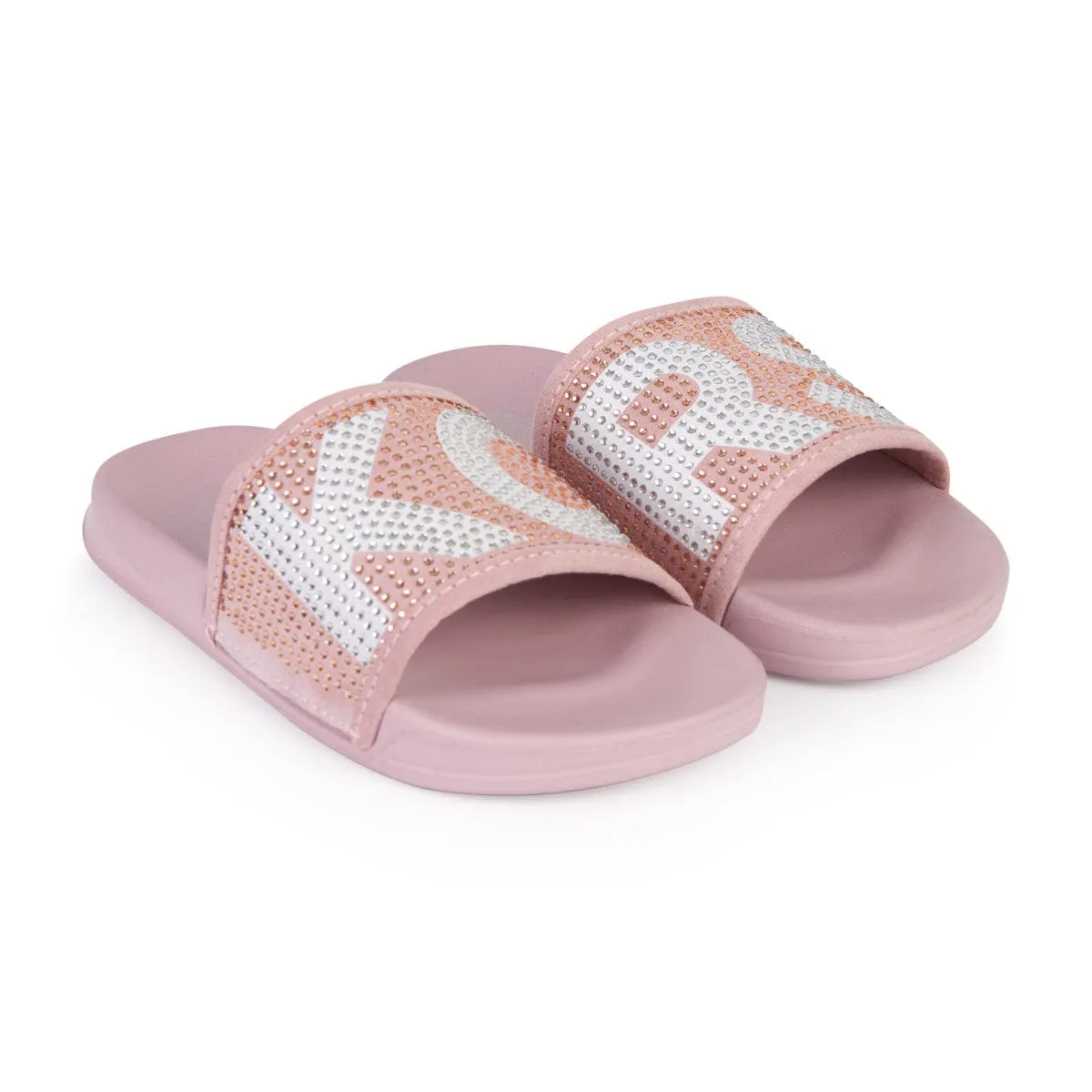 Michael Kors Diamante Logo Sliders