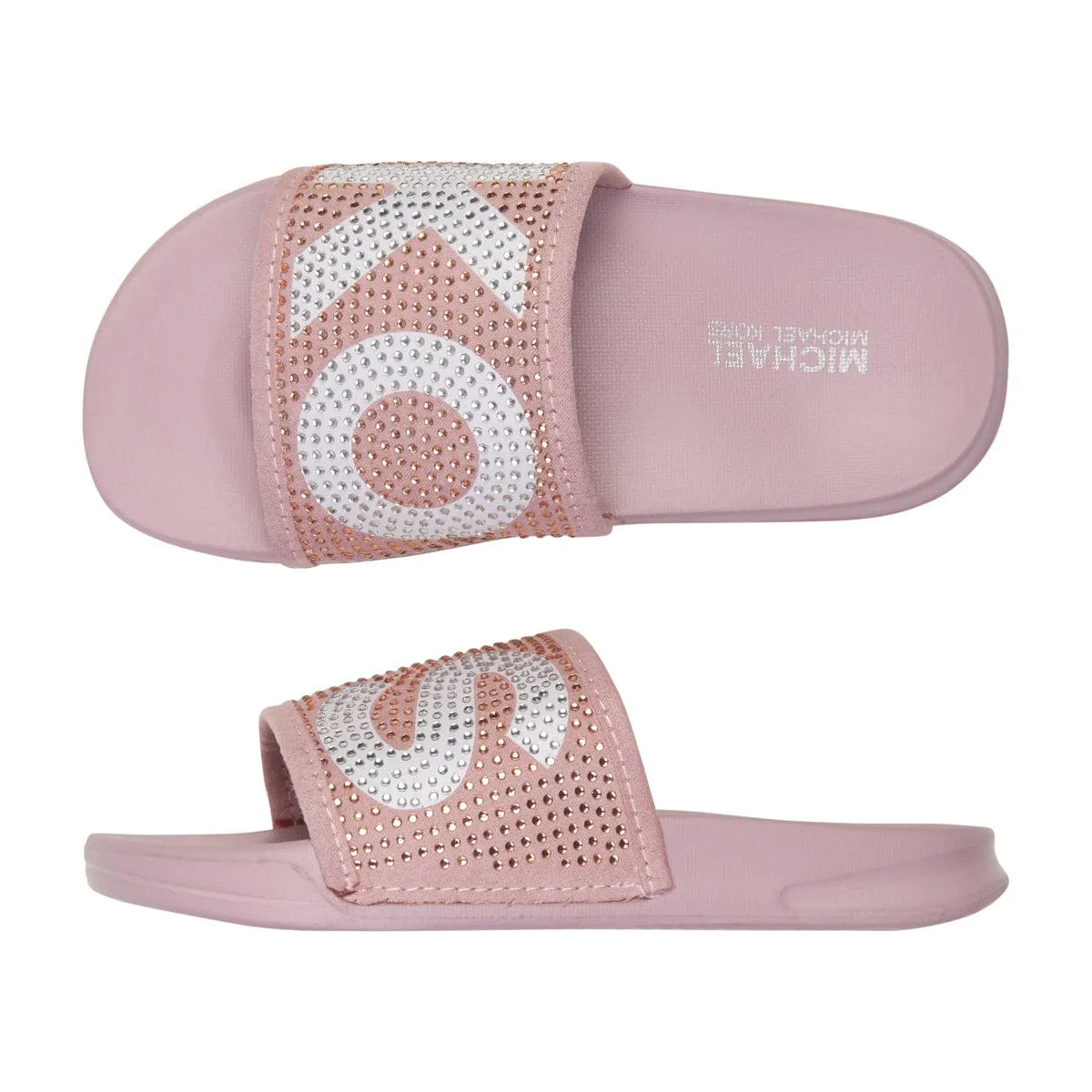 Michael Kors Diamante Logo Sliders