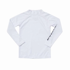 Mini Billy Rashie Top - Fresh White