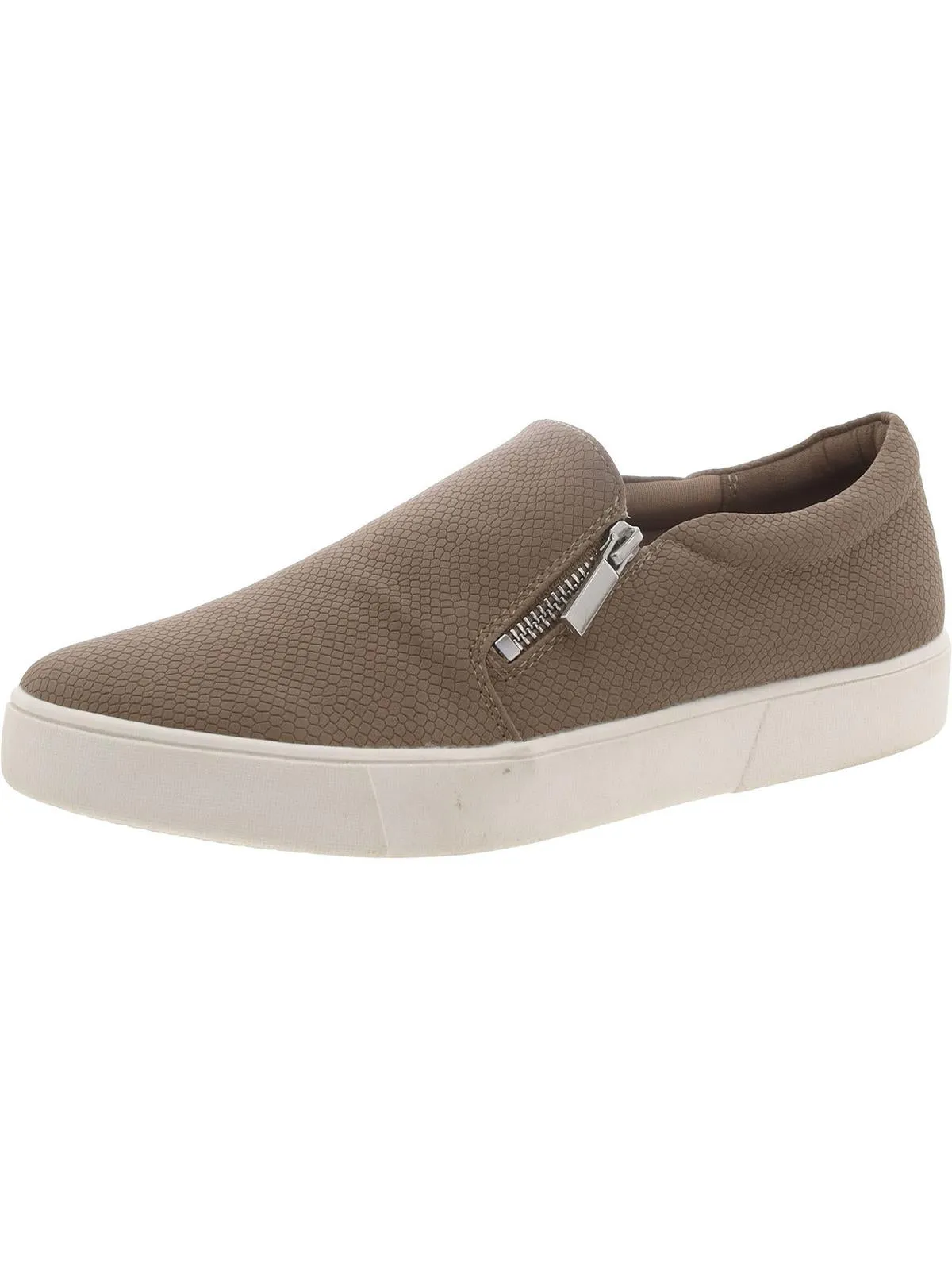 Moira Womens Faux Leather Slip-On Casual and Fashion Sneakers