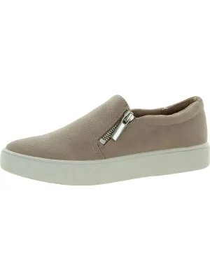 Moira Womens Faux Leather Slip-On Casual and Fashion Sneakers