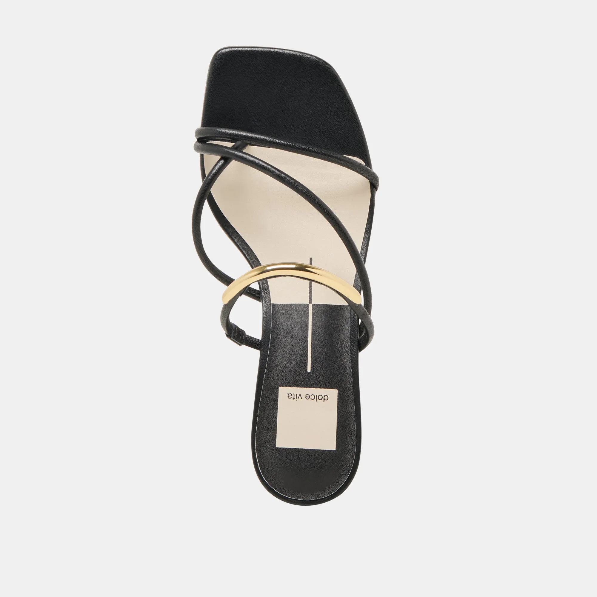 NAIRA HEELS BLACK LEATHER