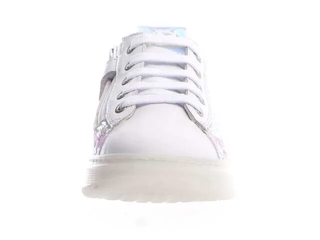 Naturino Girl's Porter Zip 07 White Sequins (Sizes 33-35)