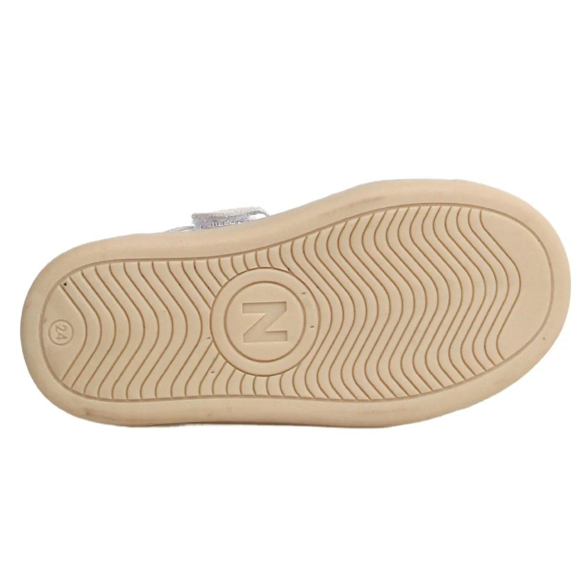 Naturino Girl's (Sizes 29-32) Picho White/Gold Sneaker