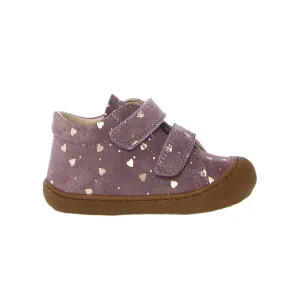 Naturino Toddler's (Sizes 19-22) Cocoon VL Magnolia Suede Hearts