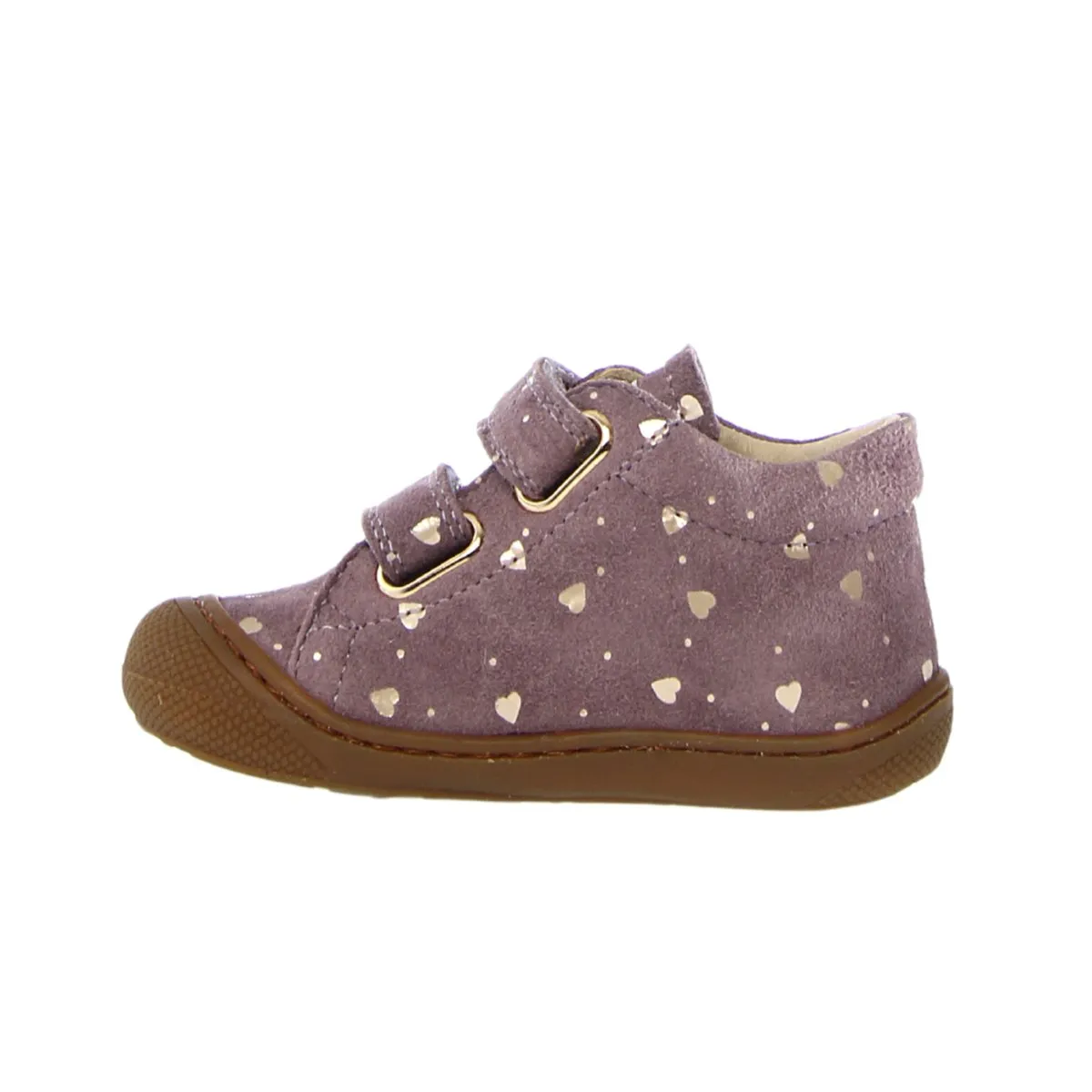 Naturino Toddler's (Sizes 19-22) Cocoon VL Magnolia Suede Hearts