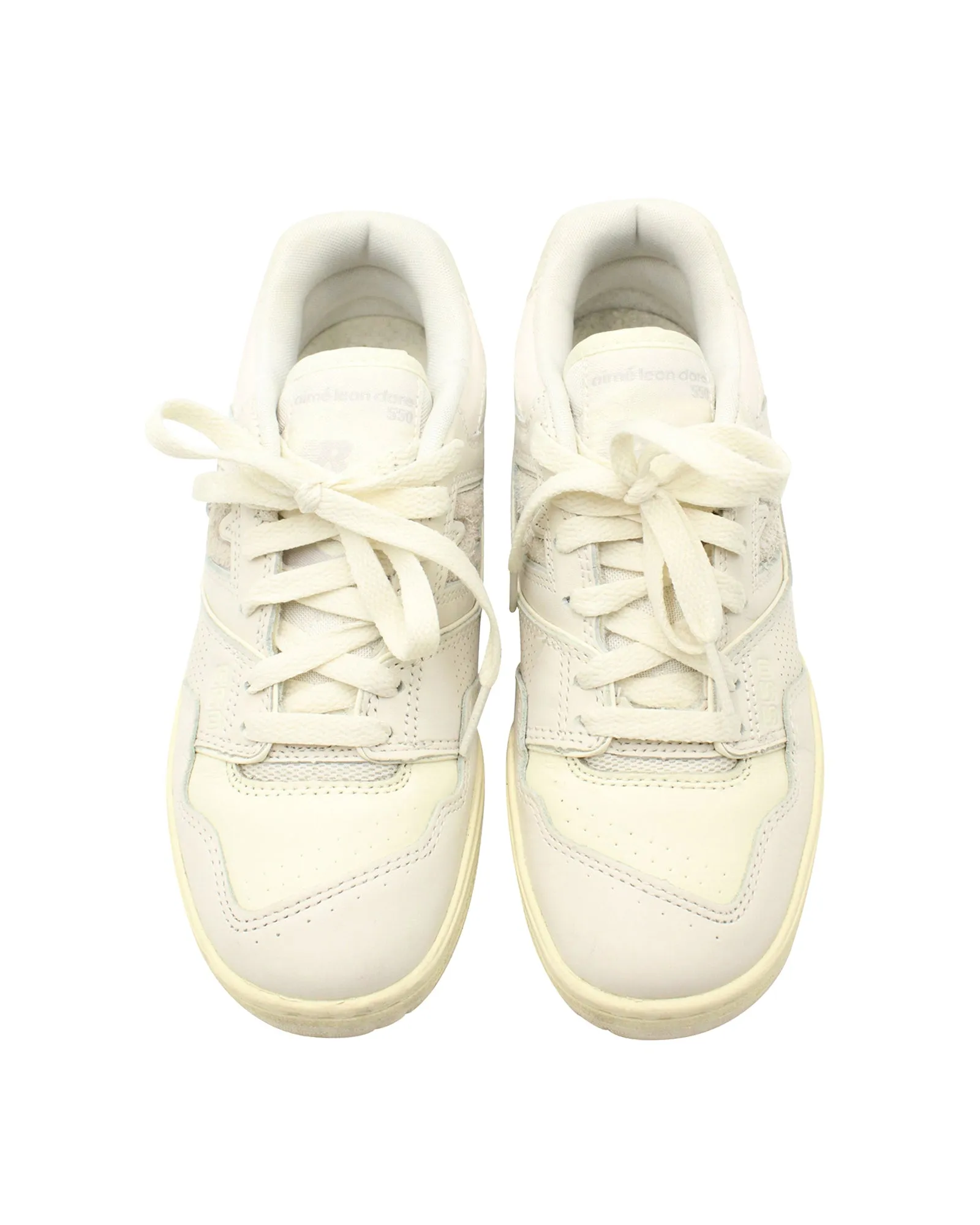 New Balance Aime Leon Dore 550 Sneakers in Cream Leather