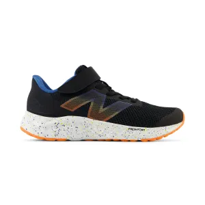 New Balance Kid's (Preschool) Fresh Foam Arishi v4 PAARIBS4 Black/Blue Agate/Blaze Orange