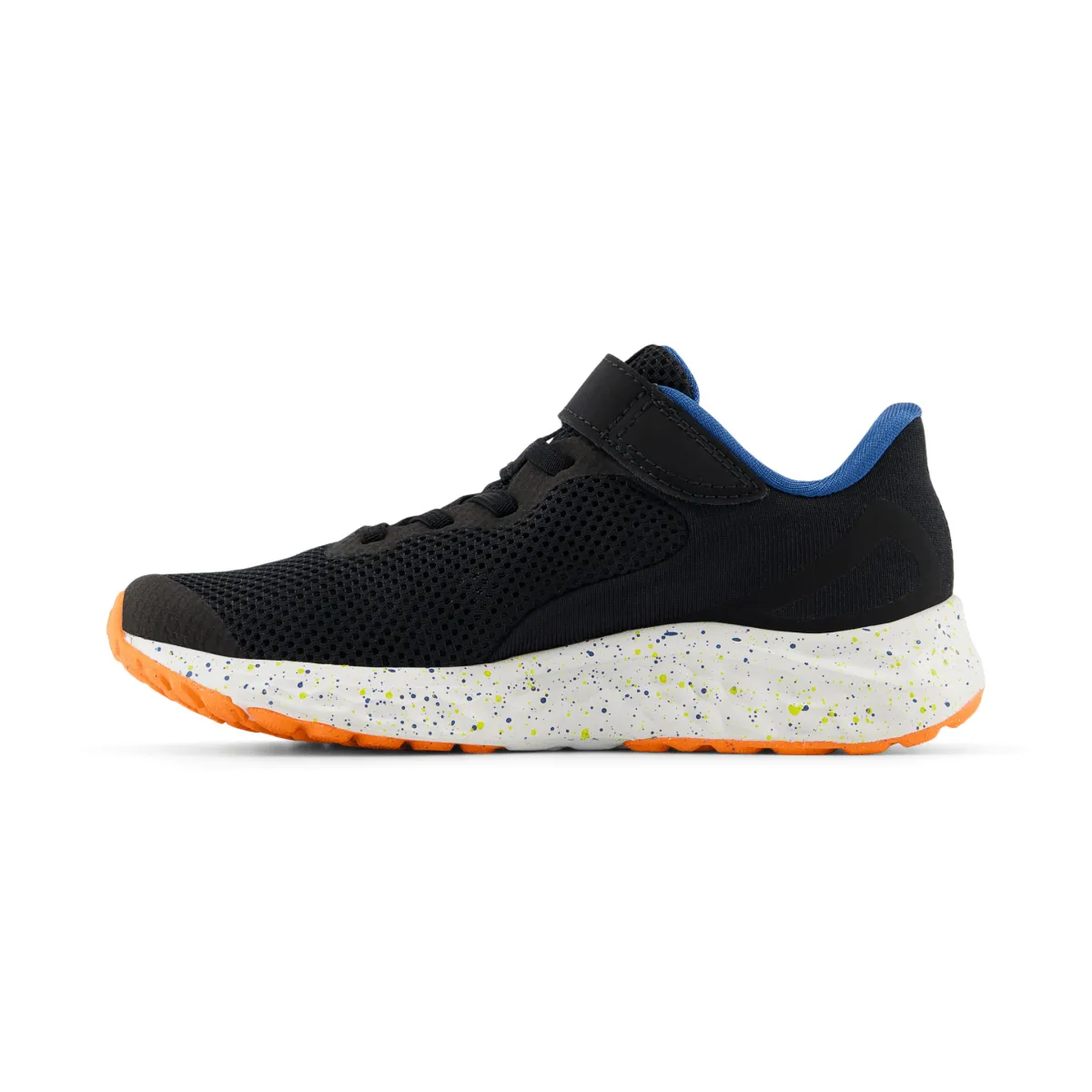 New Balance Kid's (Preschool) Fresh Foam Arishi v4 PAARIBS4 Black/Blue Agate/Blaze Orange