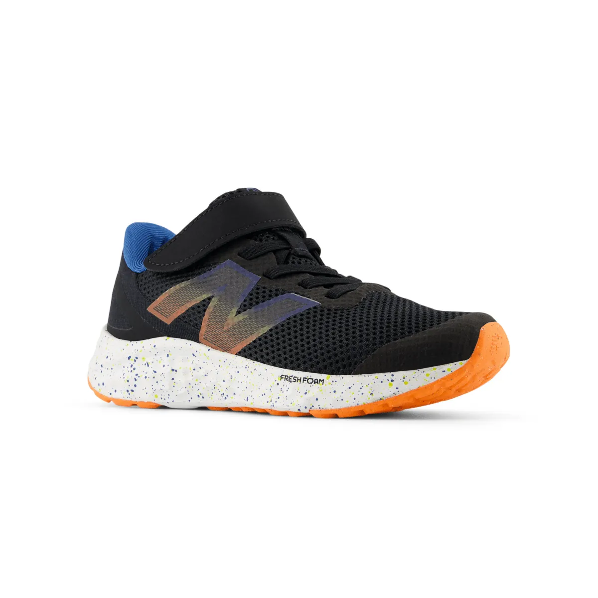 New Balance Kid's (Preschool) Fresh Foam Arishi v4 PAARIBS4 Black/Blue Agate/Blaze Orange
