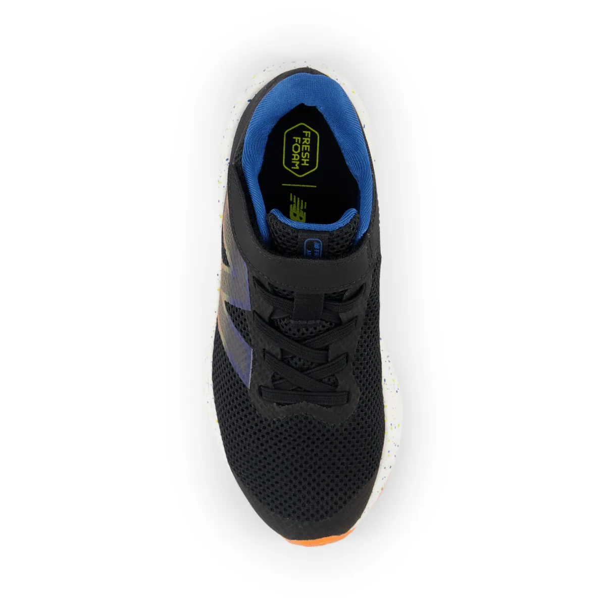 New Balance Kid's (Preschool) Fresh Foam Arishi v4 PAARIBS4 Black/Blue Agate/Blaze Orange