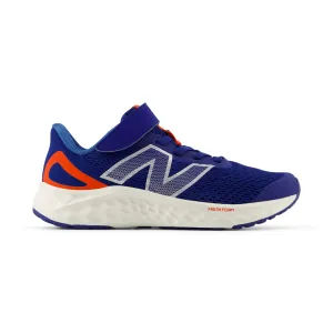 New Balance Kid's (Preschool) Fresh Foam Arishi v4 PAARIYN4 Inkwell/Neo Flame/Silver Metallic