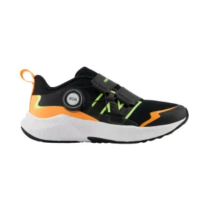 New Balance Kid's (Preschool) PTRVLBM4 DynaSoft Reveal v4 BOA Black/Bleached Lime/Hot Mango