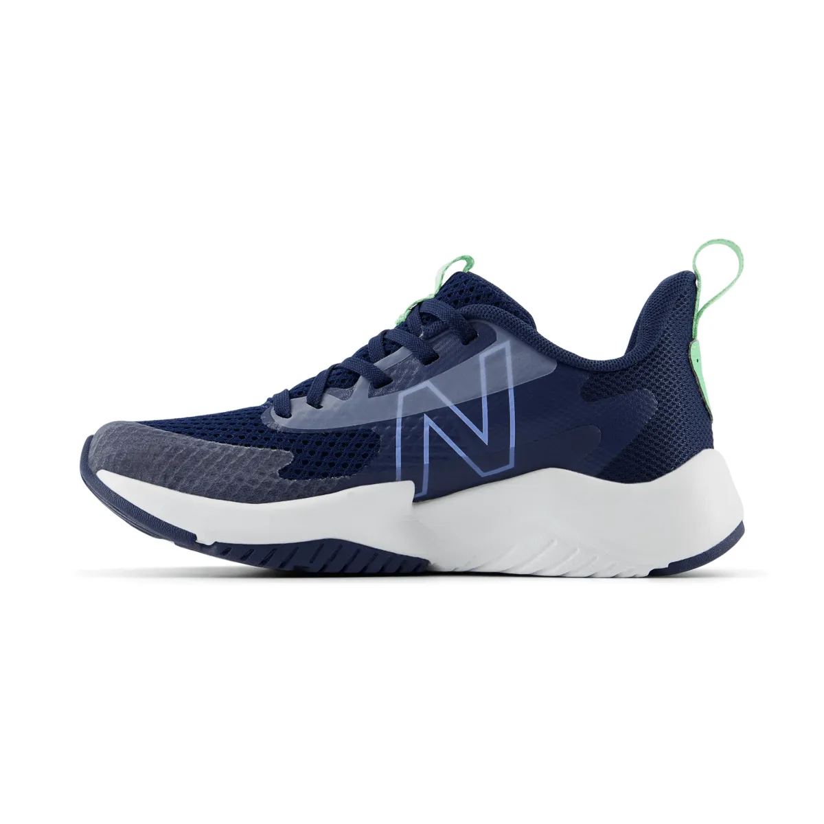 New Balance Kid's (Preschool) Rave Run v2 PKRAVAB2 Navy/Electric Sky/Sweetgrass