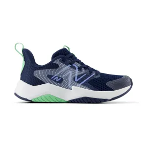 New Balance Kid's (Preschool) Rave Run v2 PKRAVAB2 Navy/Electric Sky/Sweetgrass