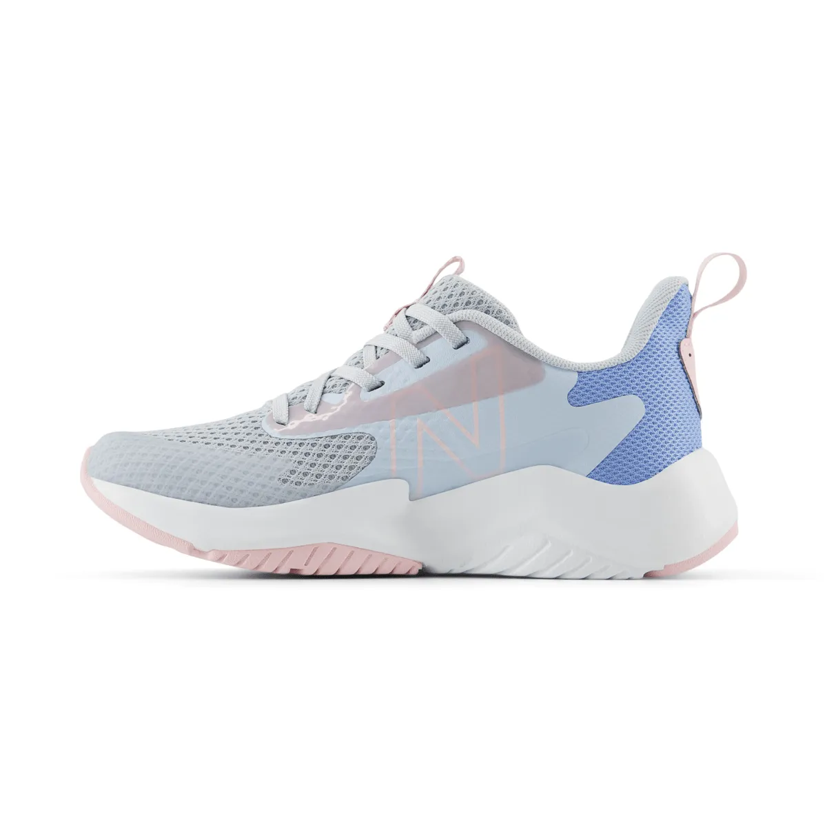 New Balance Kid's (Preschool) Rave Run v2 PKRAVAG2 Bright Sky/Granite/Rose Sugar