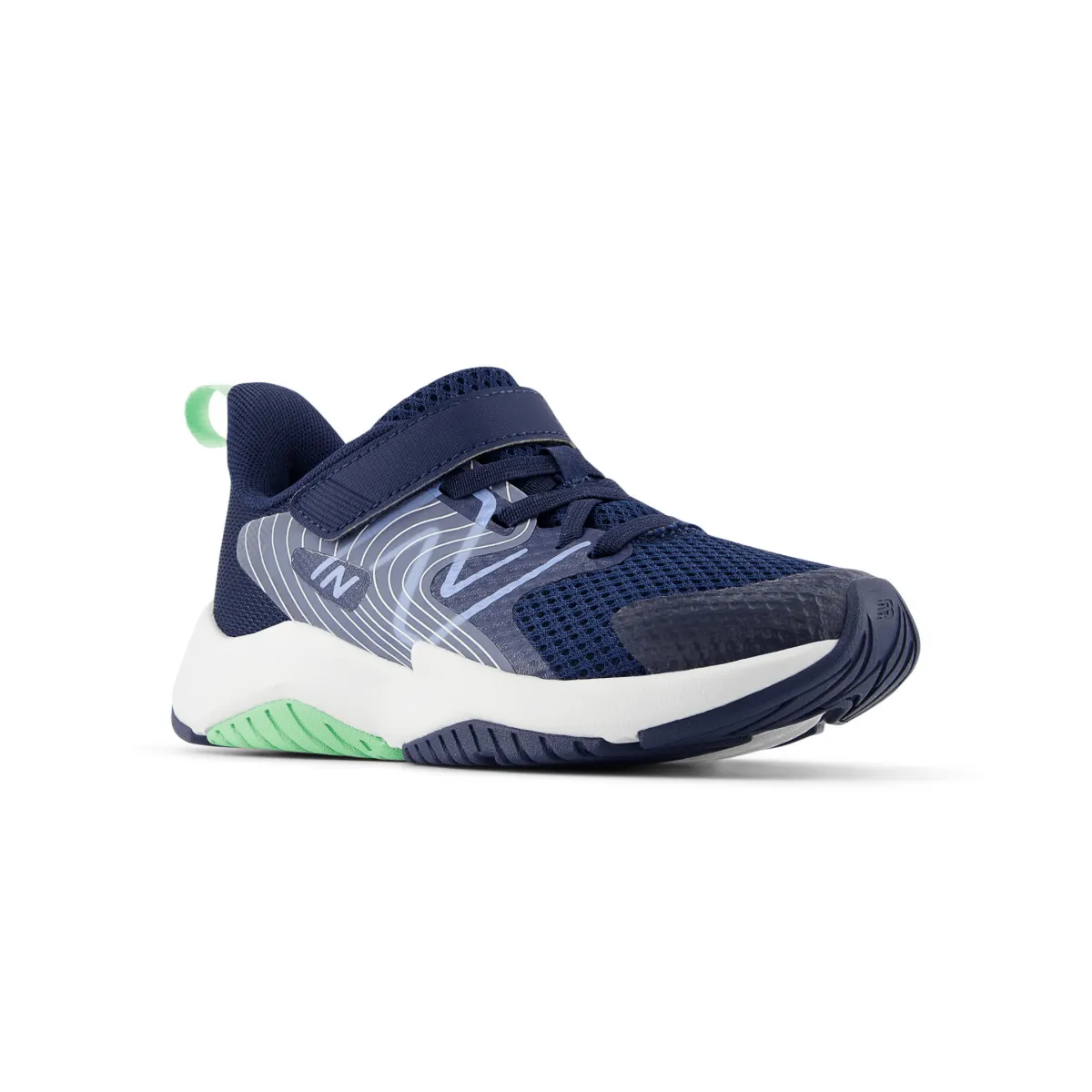 New Balance Kid's (Preschool) Rave Run v2 YTRAVAB2 Navy/Electric Sky/Sweetgrass