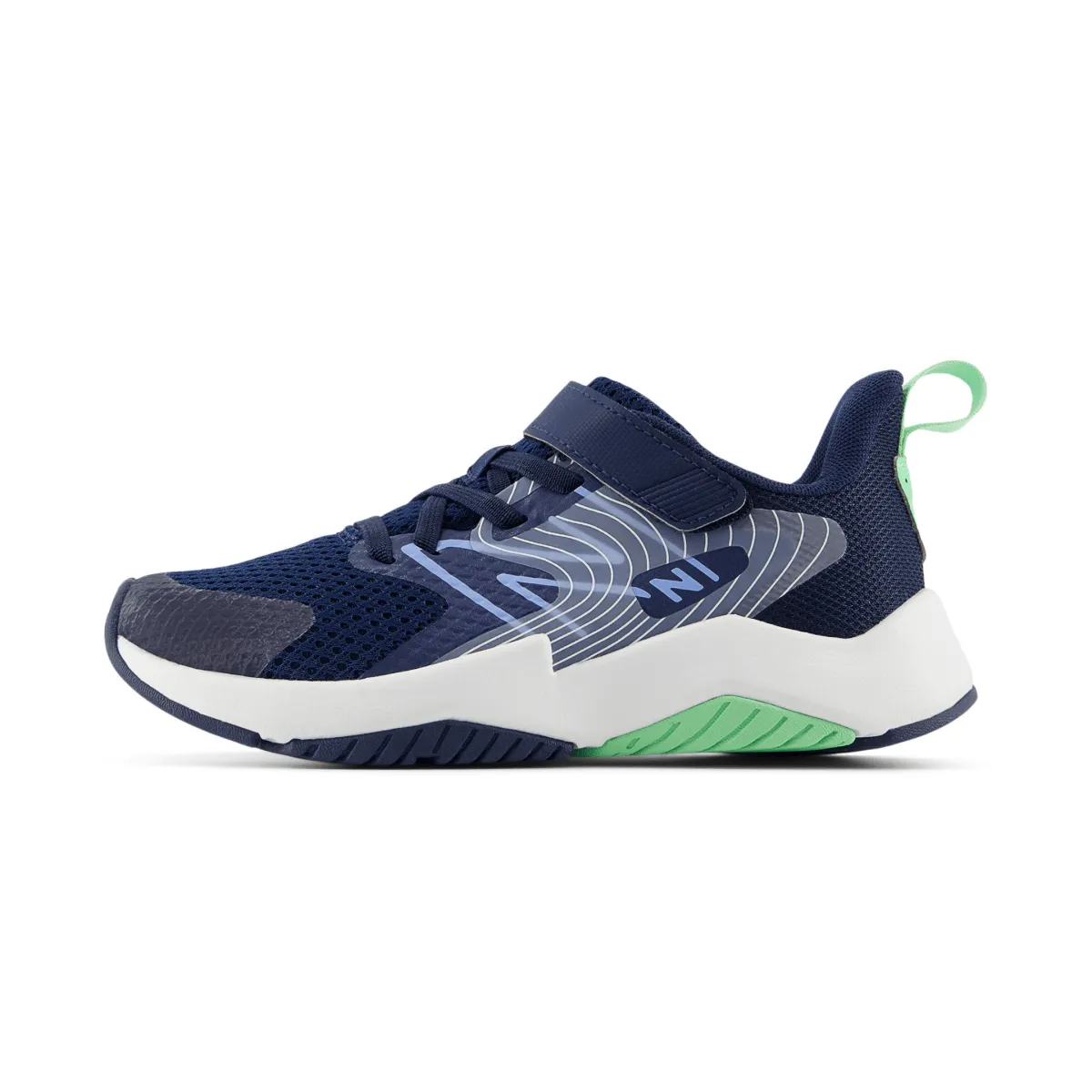 New Balance Kid's (Preschool) Rave Run v2 YTRAVAB2 Navy/Electric Sky/Sweetgrass
