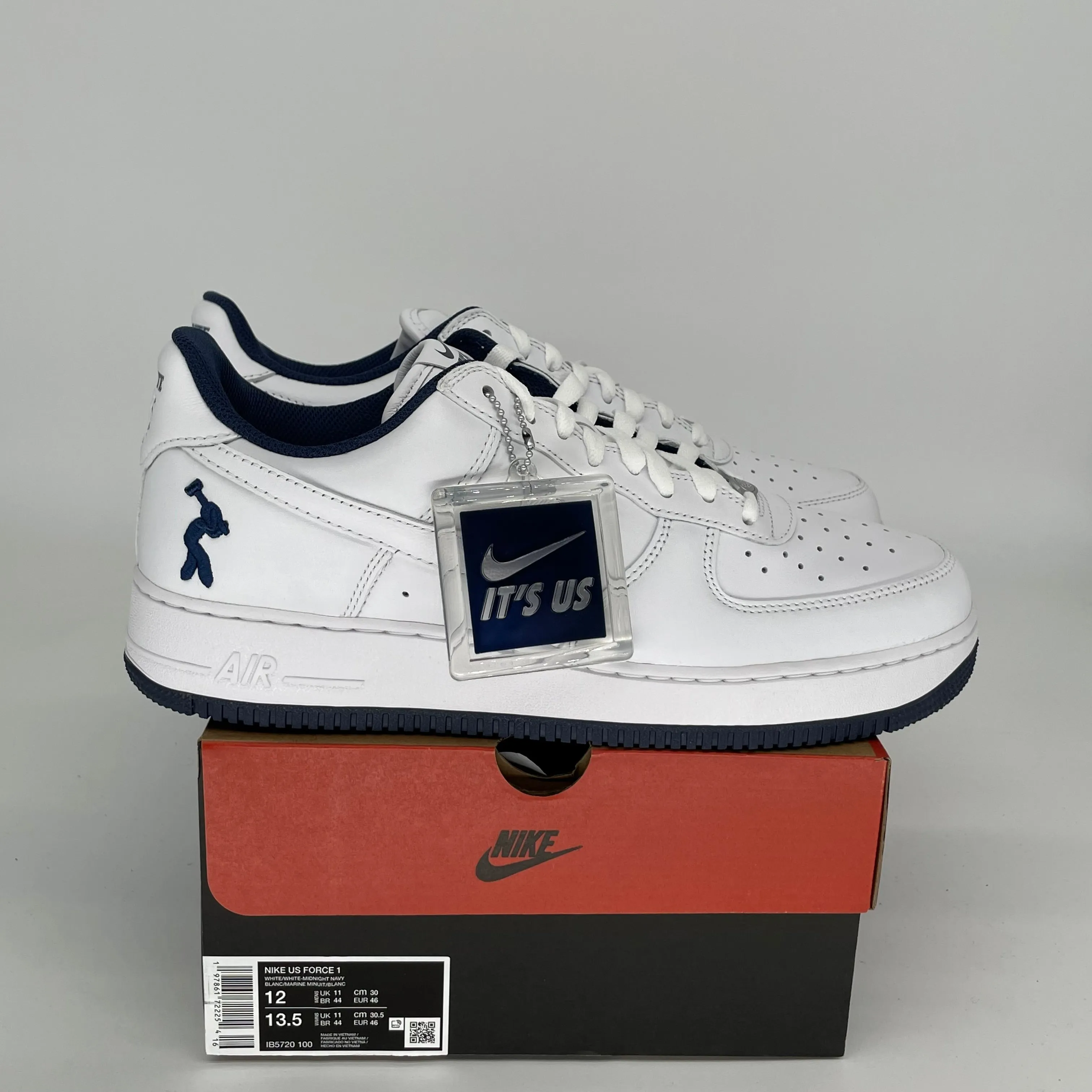 NIKE AIR FORCE 1 LOW LIL YACHTY CONCRETE BOYS ITS US SIZE IB5720-100
