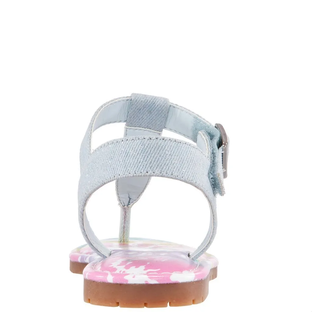 Nina Girl's  Heddy Blue Glitter Denim