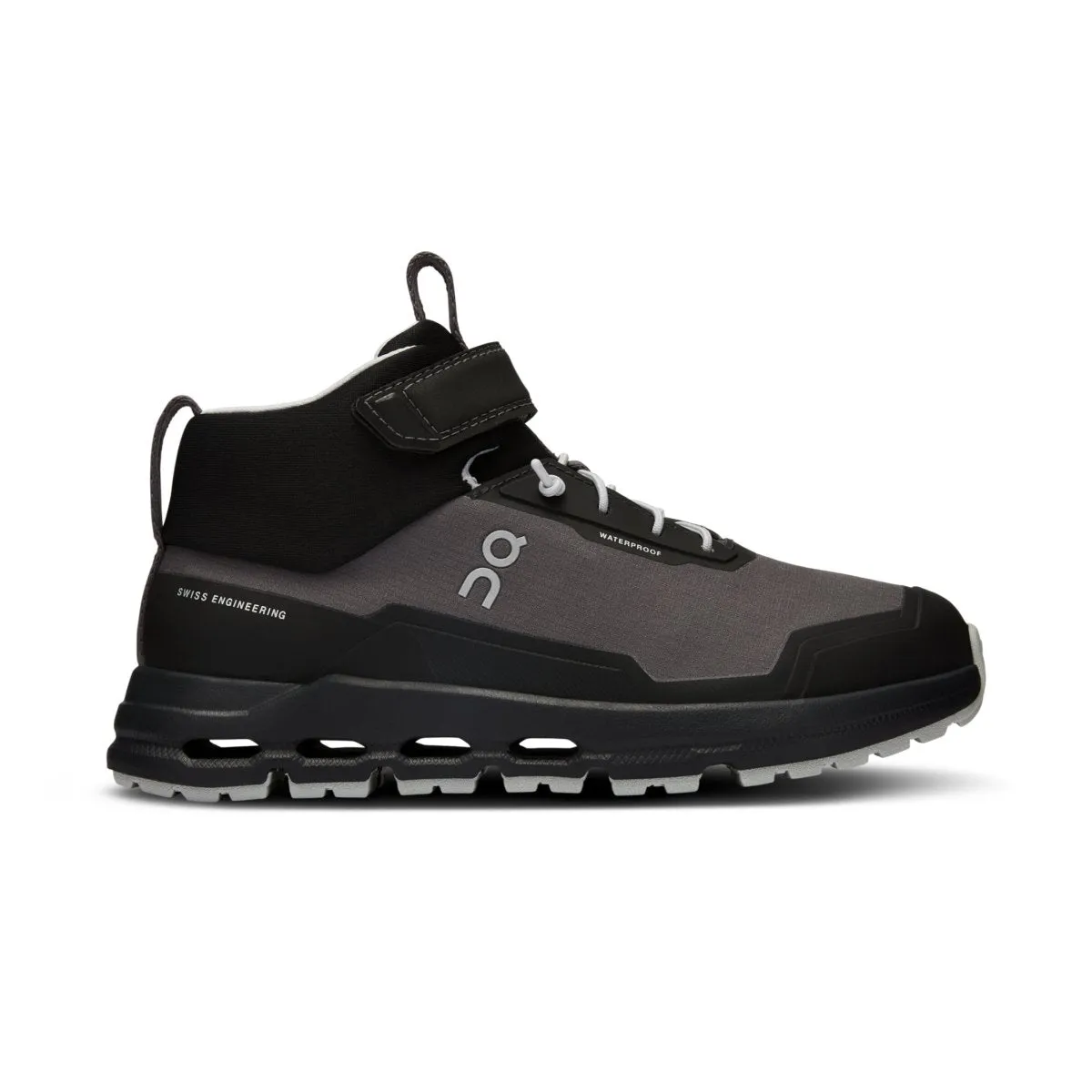 On Running Boy's (Preschool) Cloudhero Mid Waterproof Eclipse/Black