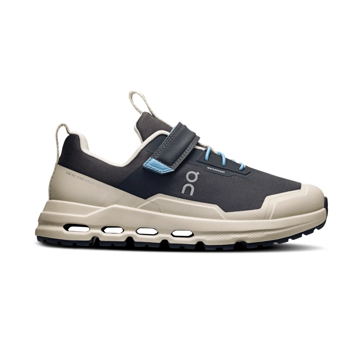On Running Kid's (Preschool) Cloudhero Waterproof Eclipse/Pearl