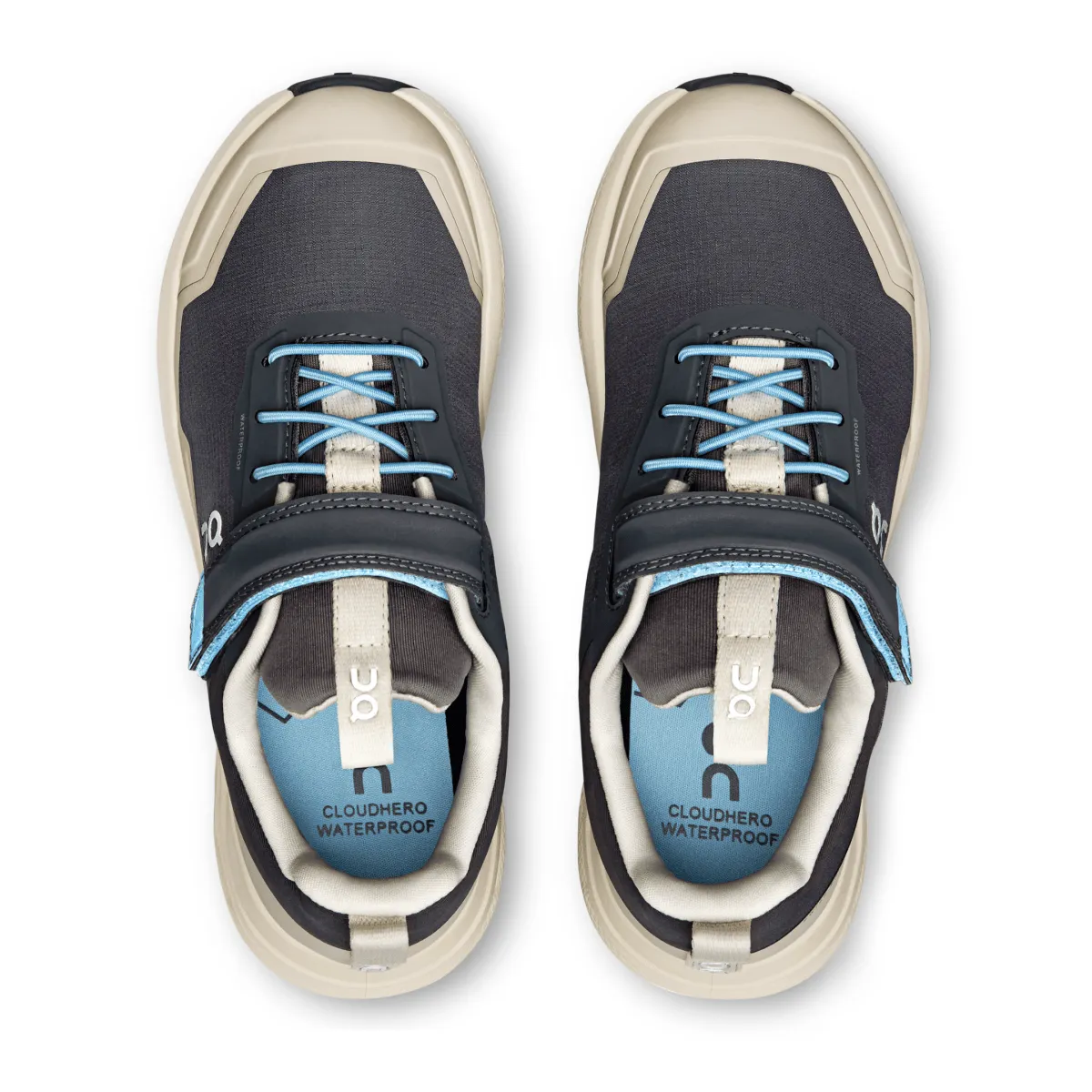 On Running Kid's (Preschool) Cloudhero Waterproof Eclipse/Pearl