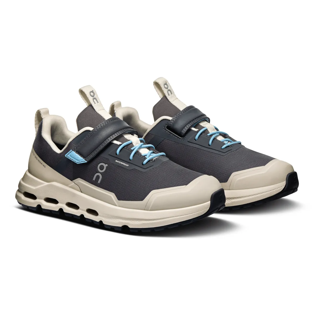 On Running Kid's (Preschool) Cloudhero Waterproof Eclipse/Pearl