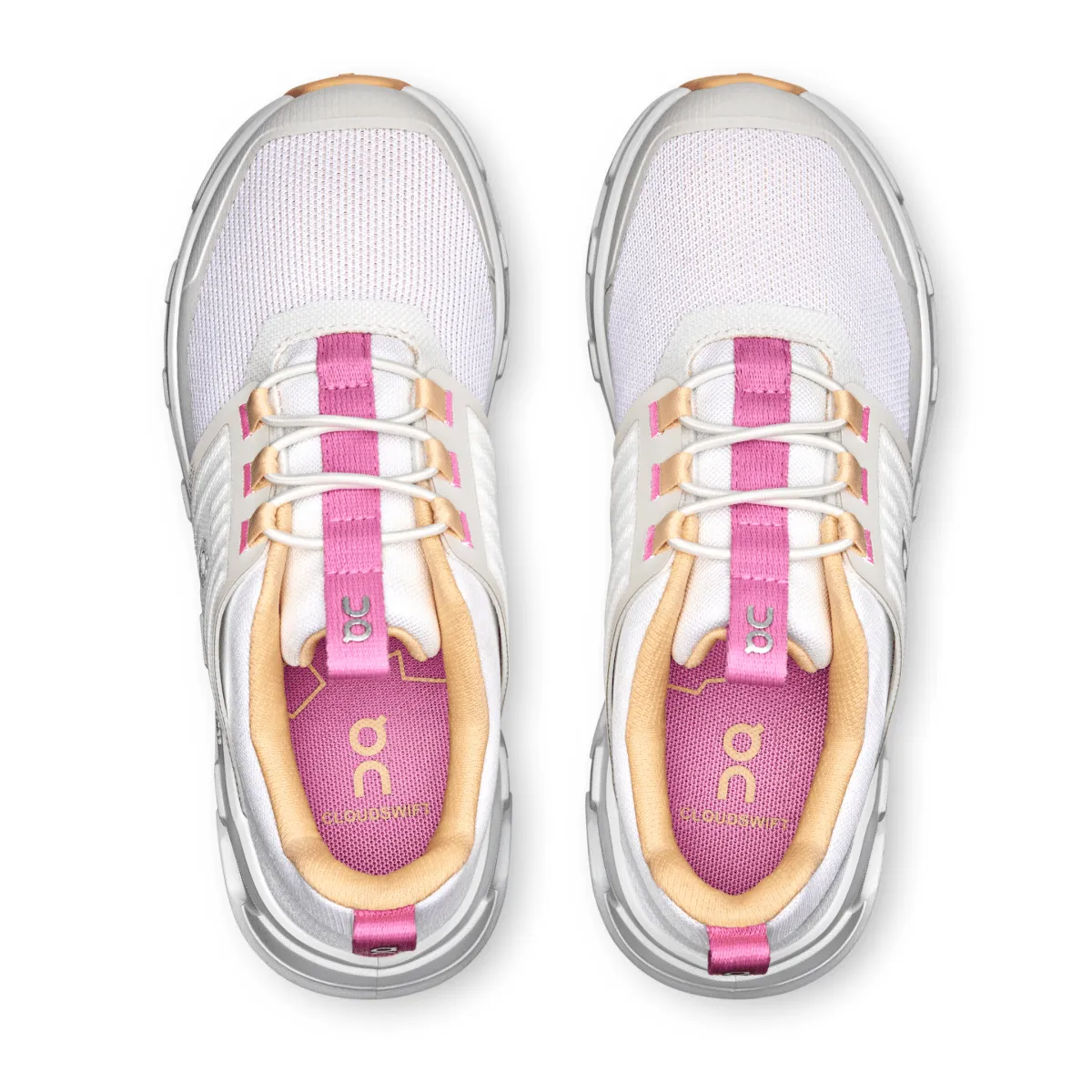 On Running Kid's (Preschool) Cloudswift White/Blonde