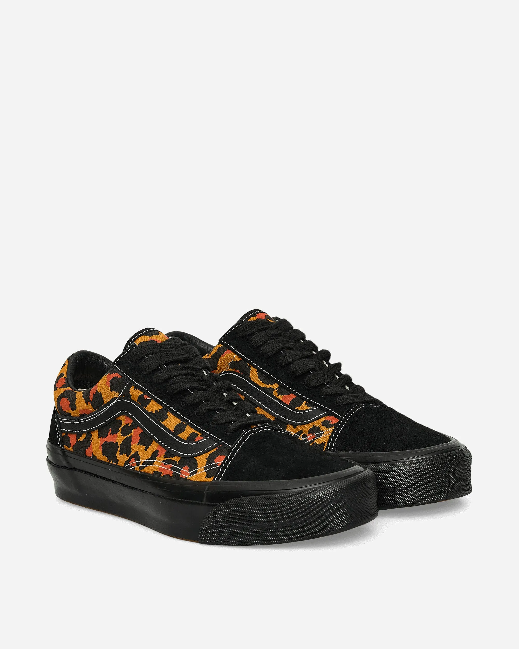 Premium Old Skool Leopard Sneakers Black / Orange