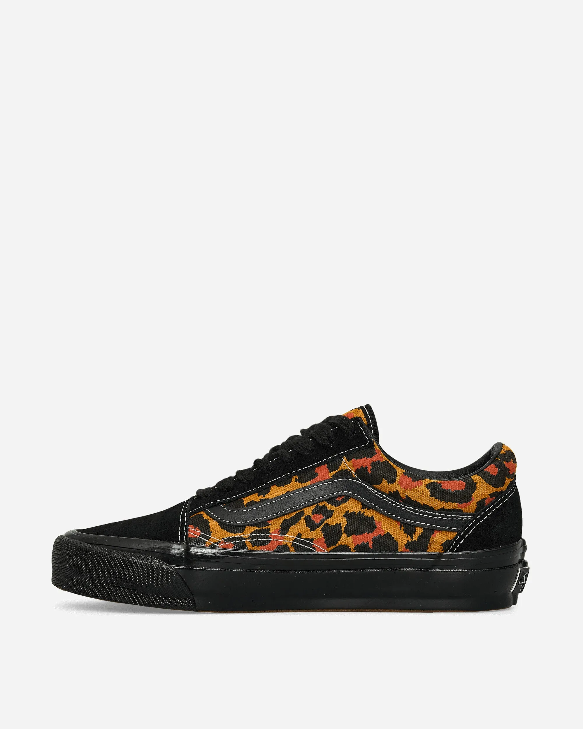 Premium Old Skool Leopard Sneakers Black / Orange