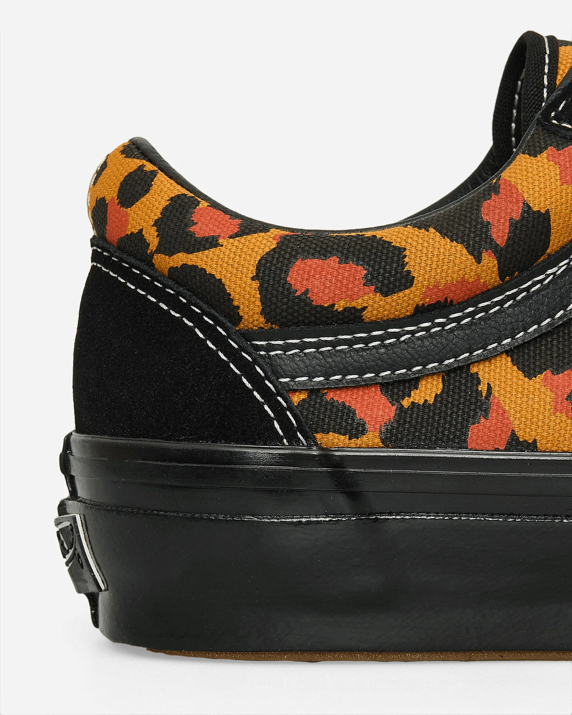 Premium Old Skool Leopard Sneakers Black / Orange