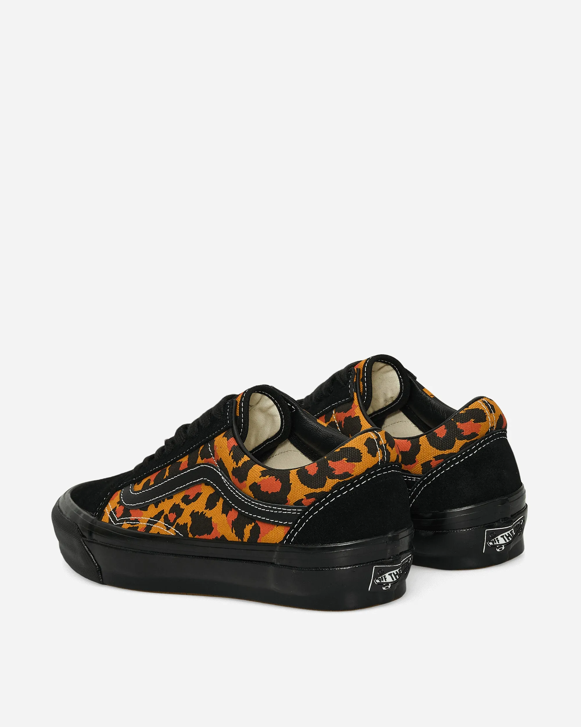 Premium Old Skool Leopard Sneakers Black / Orange