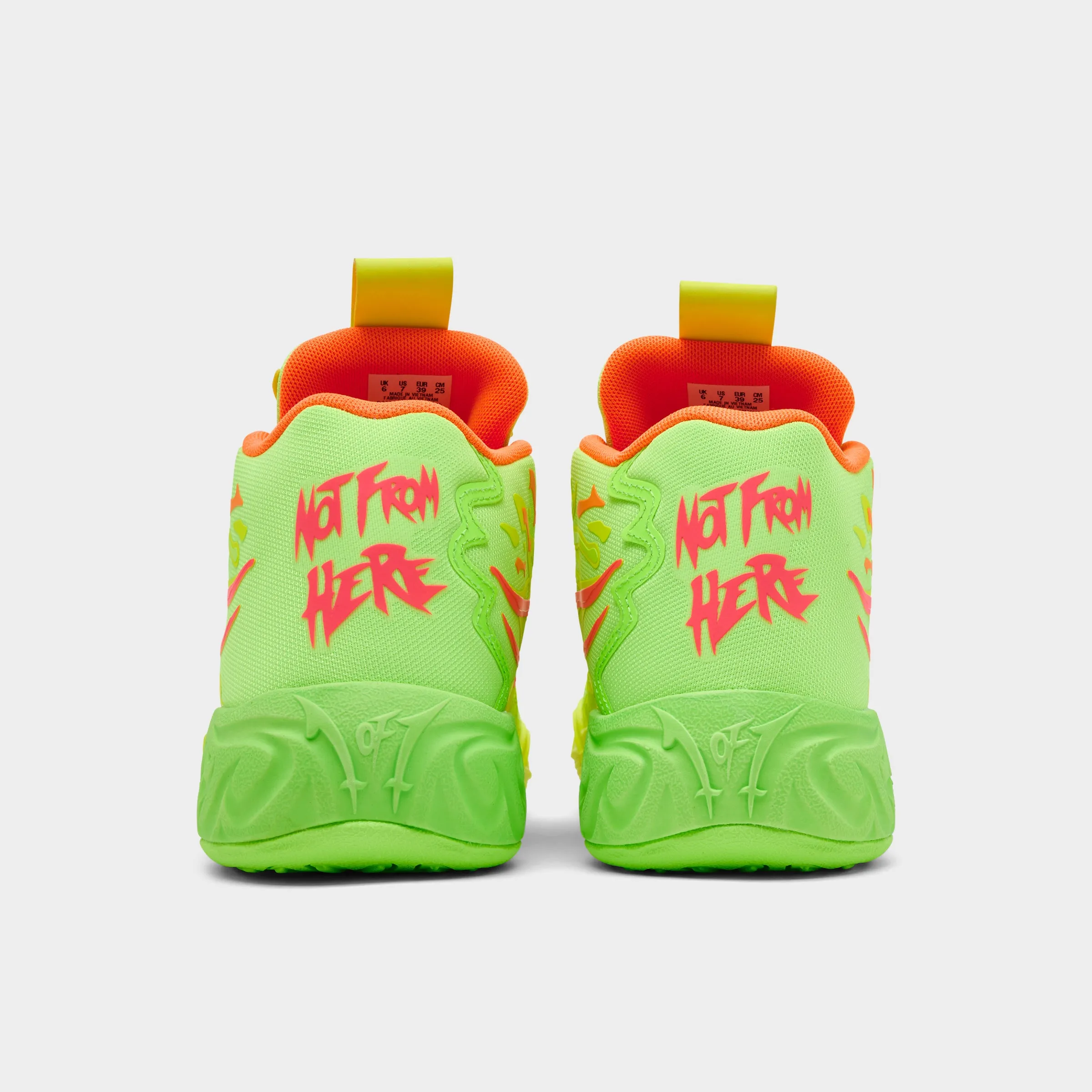 Puma x LaMelo Ball Juniors' MB.04 "Gem" Yellow Alert / Green Glare - Pink Alert Puma Shoes