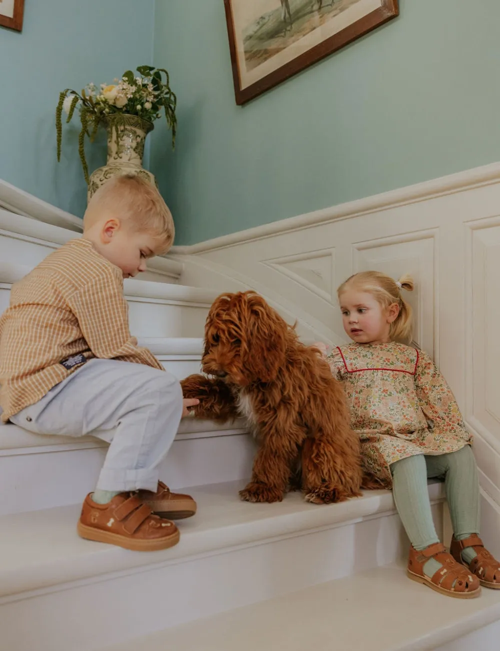 Puppy Low Sneakers - Latte