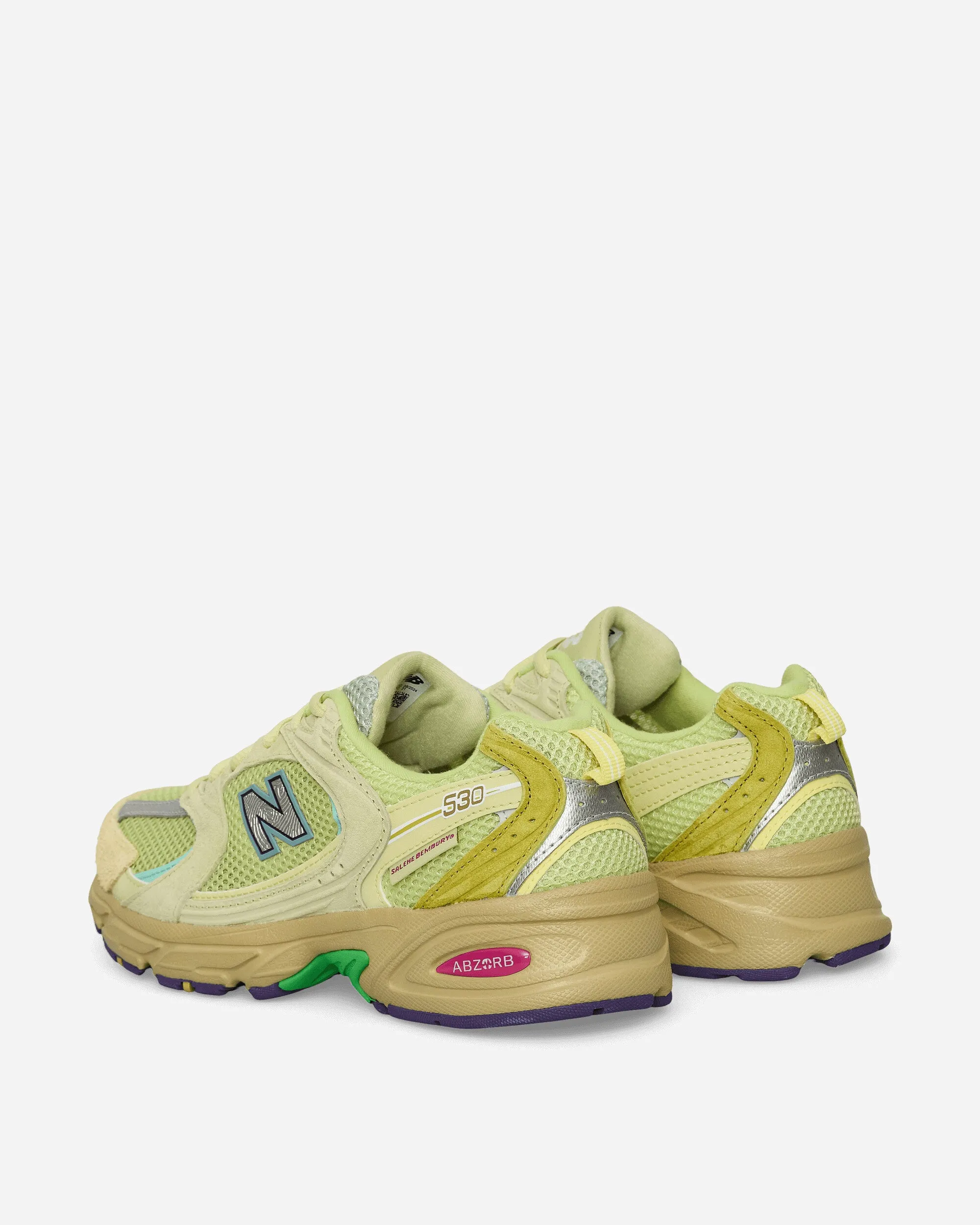 Salehe Brembury 530 Sneakers Dusty Yellow / Celery Green