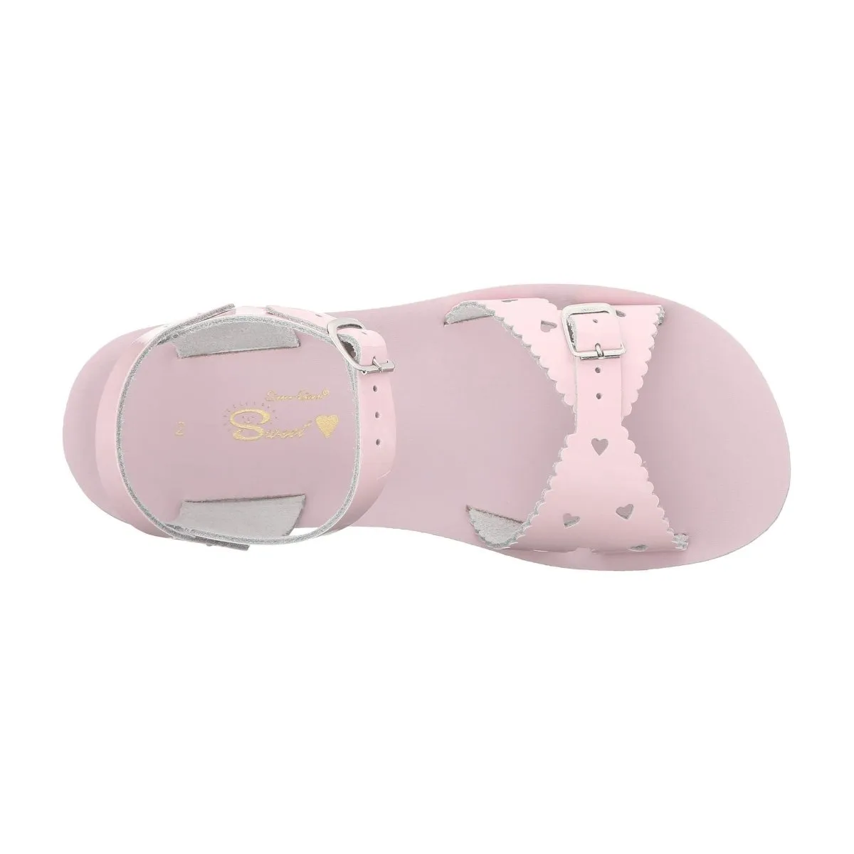Salt Water By Hoy Shoe Co. Toddler's Sun-San Sweetheart Shiny Pink