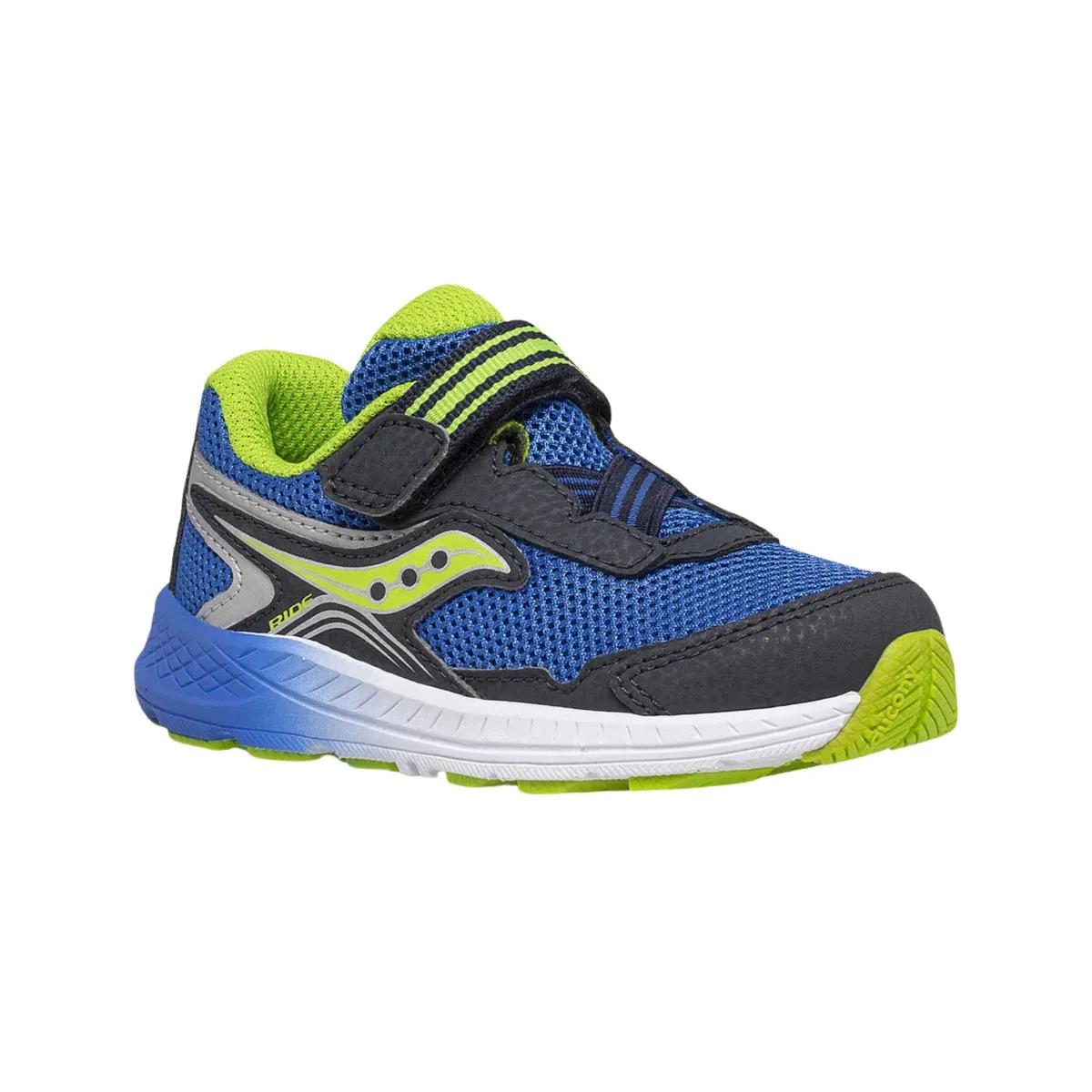 Saucony Toddler's Ride 10 Jr Navy/Green