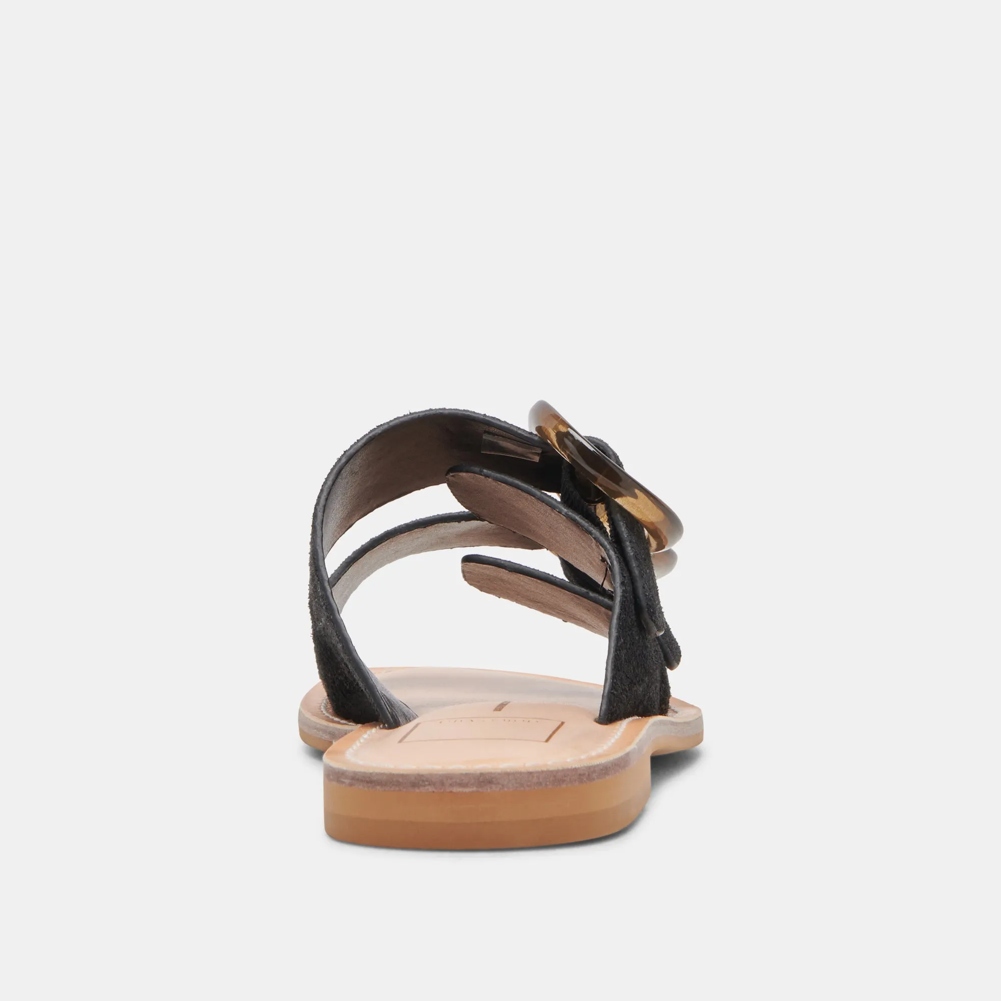 SECILY SANDALS ONYX SUEDE
