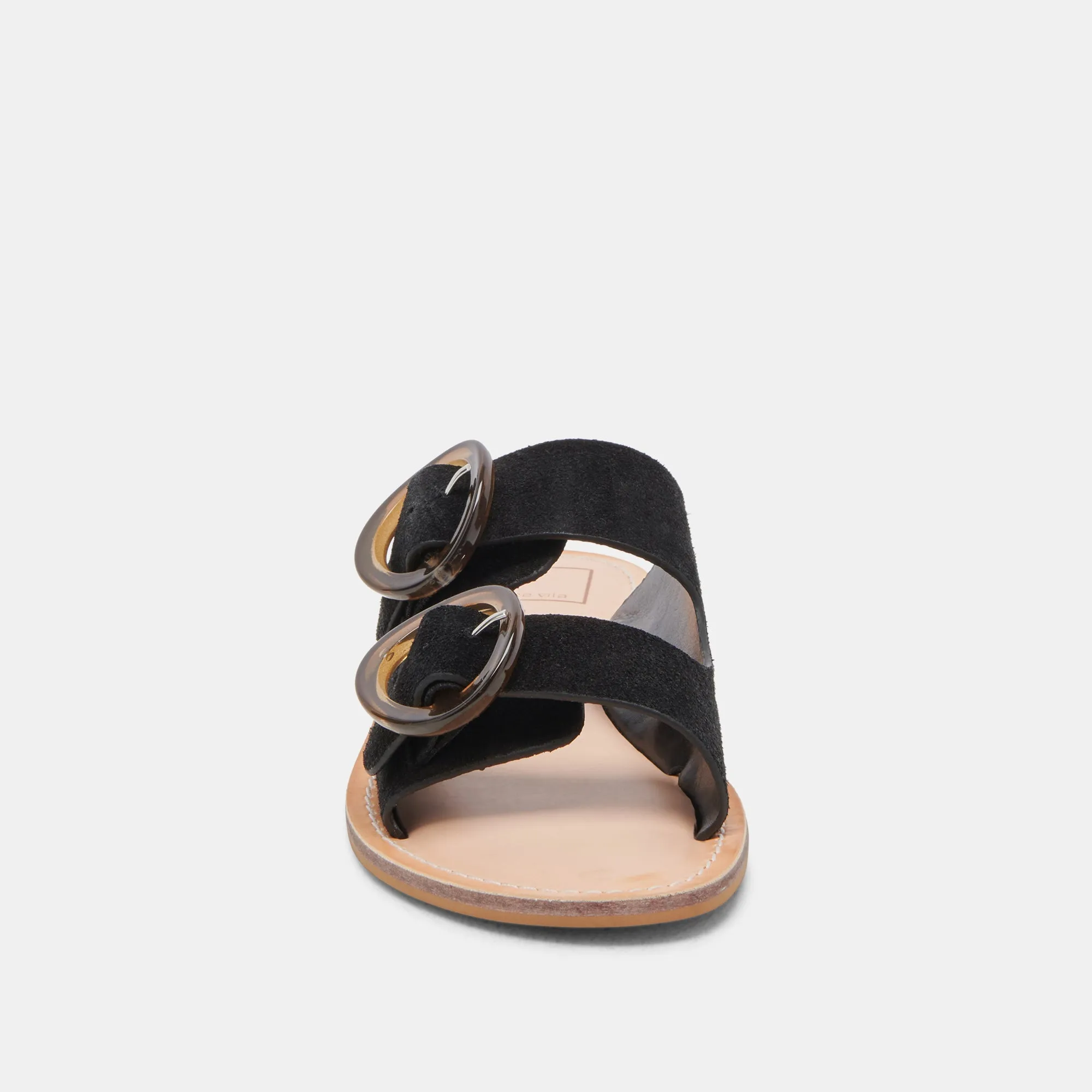 SECILY SANDALS ONYX SUEDE