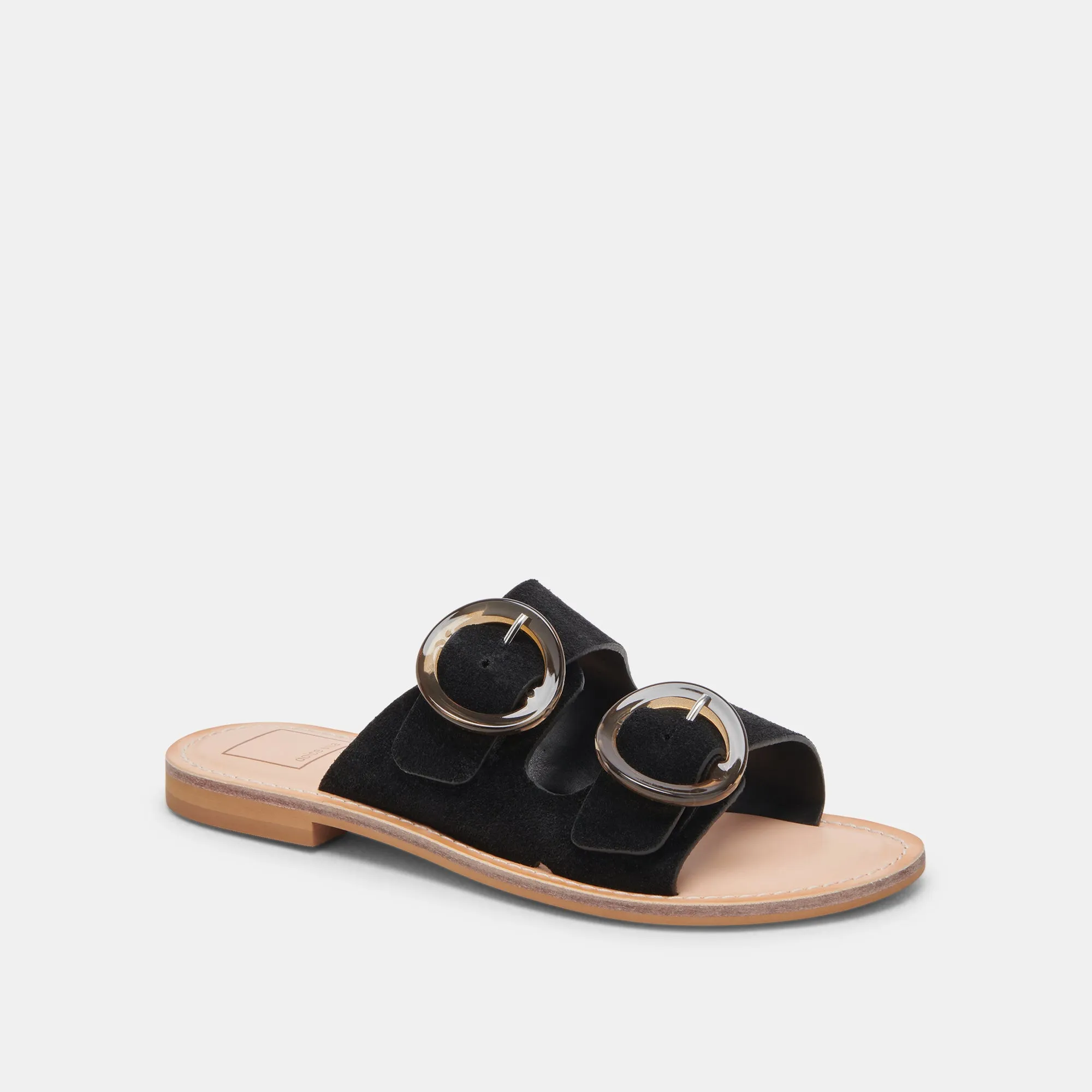 SECILY SANDALS ONYX SUEDE