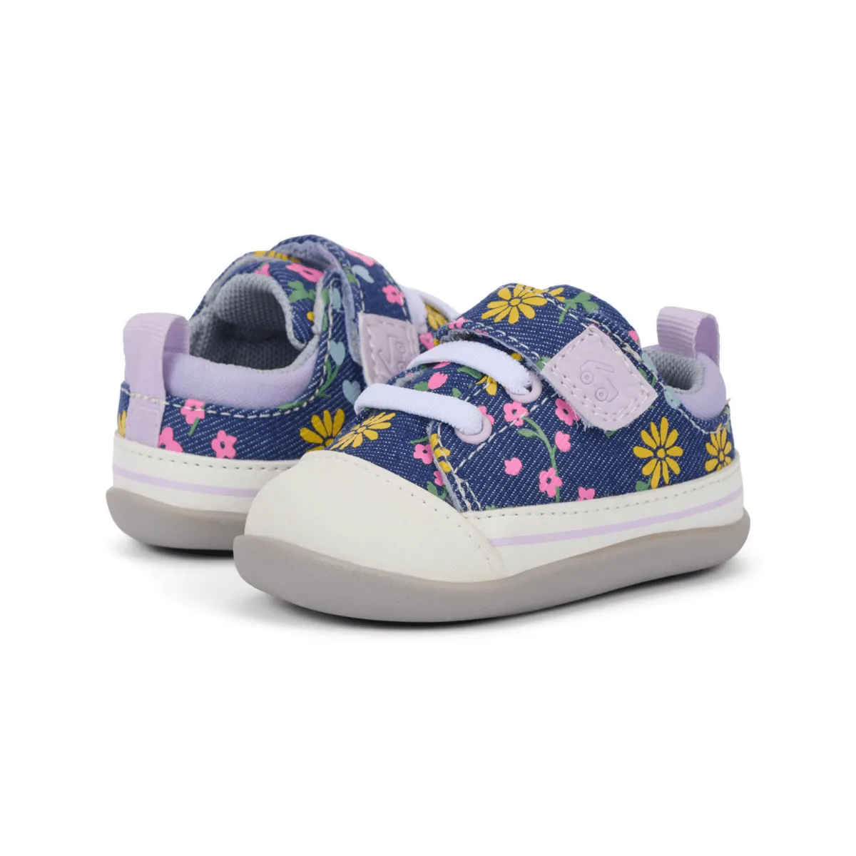 See Kai Run Toddler's Stevie Mini Blue Denim/Floral