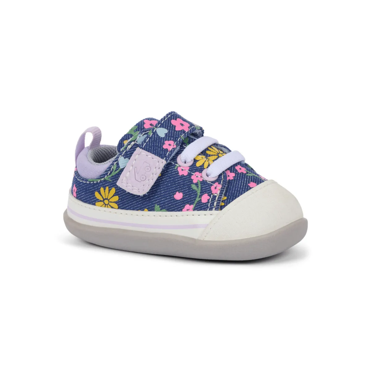 See Kai Run Toddler's Stevie Mini Blue Denim/Floral