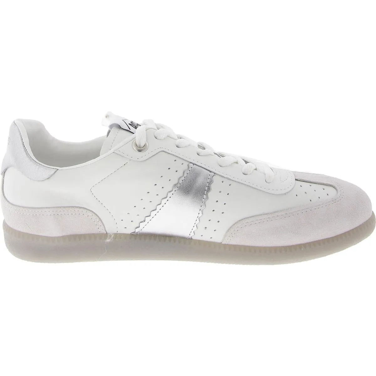 Shelby Womens Mixed Media Lace-Up Casual And Fashion Sneakers
