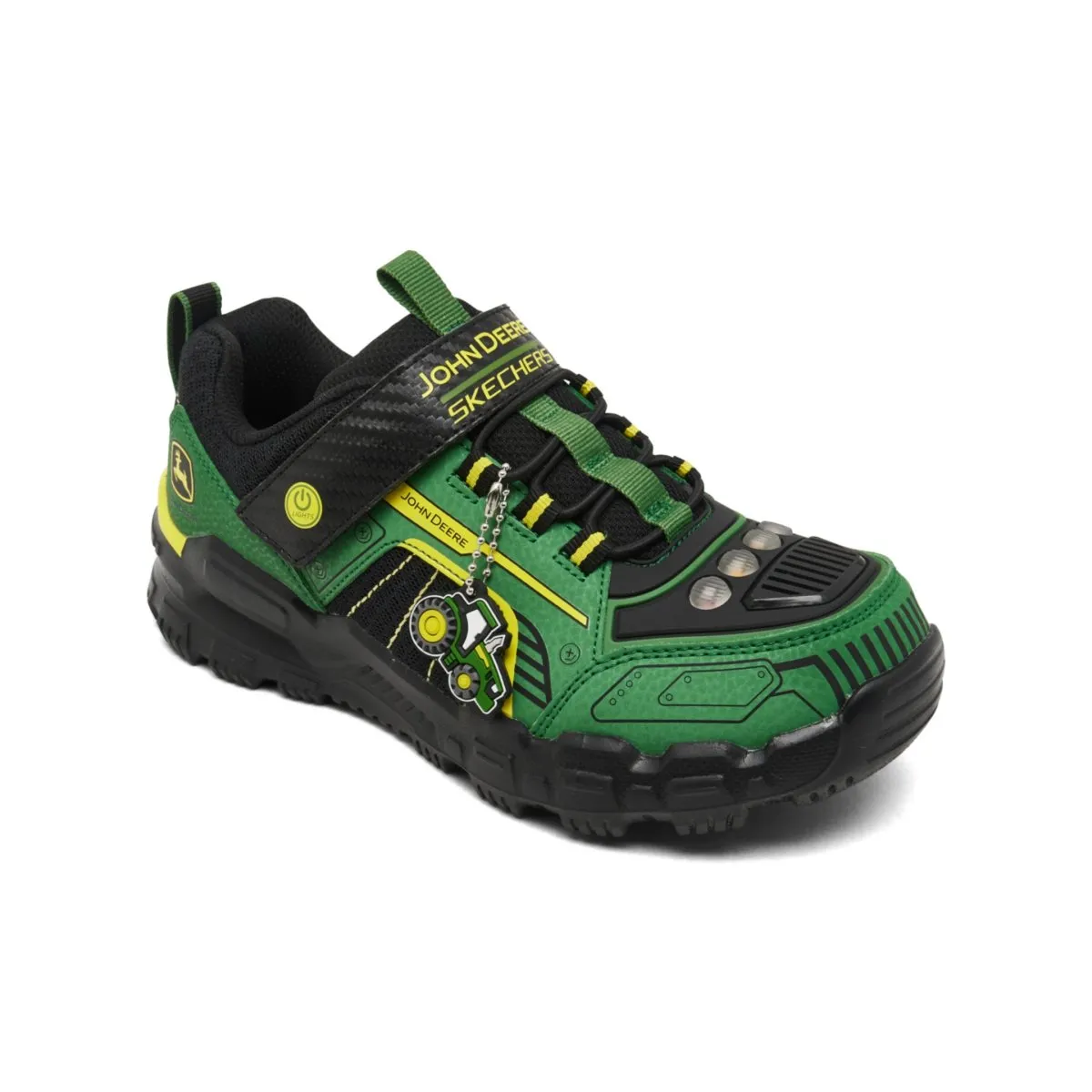 Skechers Boy's (Preschool) John Deere: Adventure Track - Rugged-Brights 407061LGNBK Green/Black