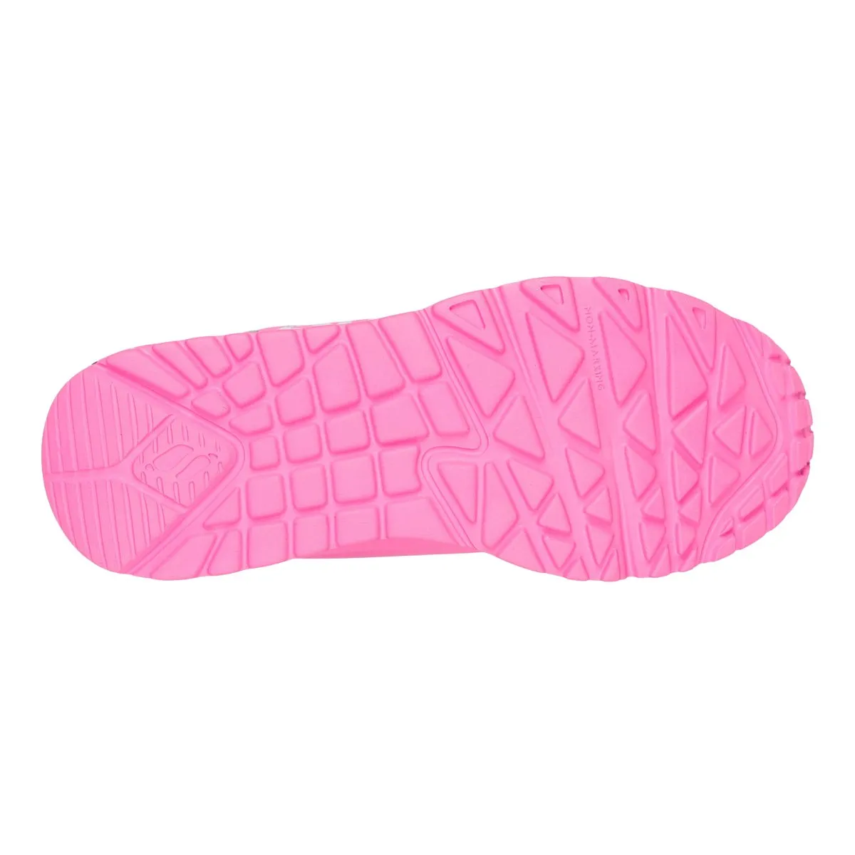 Skechers Girl's (Preschool) 314067LHPMT Skechers x JGoldcrown: Uno Lite - Metallic Love Hot Pink/Multi