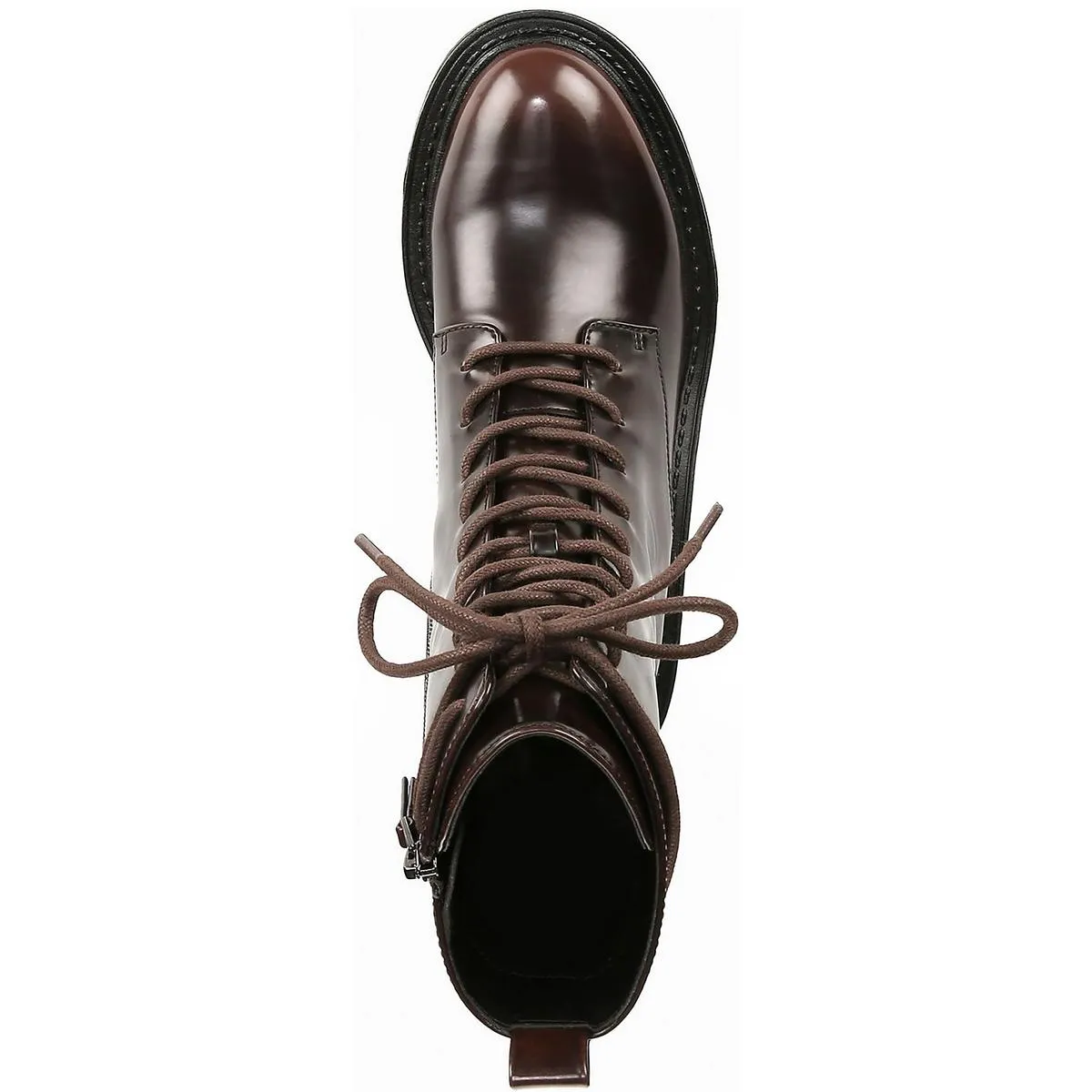 SLATER Womens Faux Leather Casual Combat & Lace-up Boots