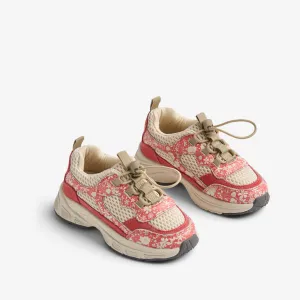 Sneaker Arthur - coral flowers