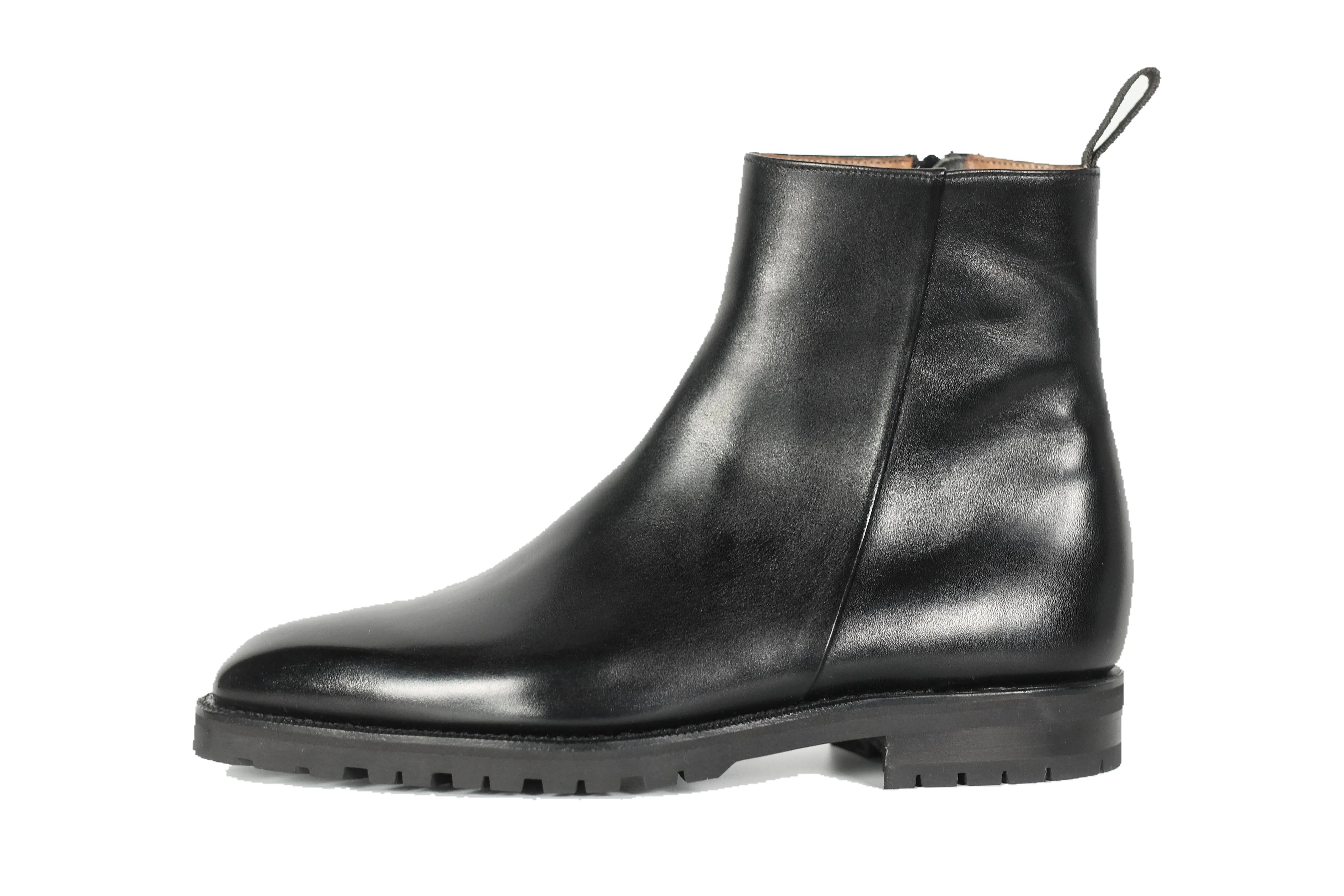 Southcenter - MTO - Black Calf - MGF Last - Commando Sole